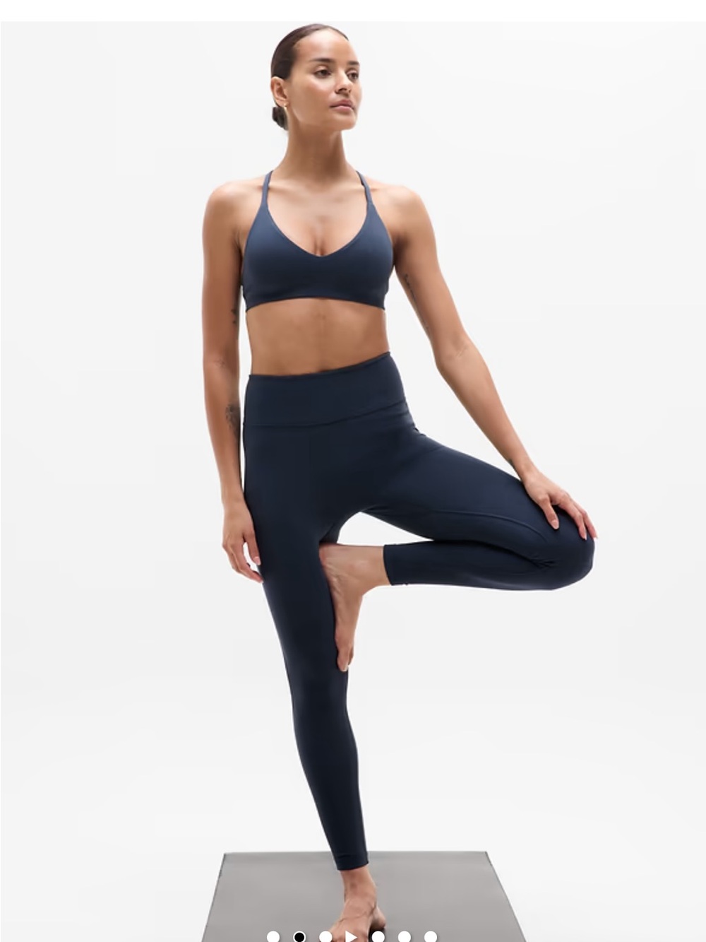Athleta Navy High-Rise Performance Leggings